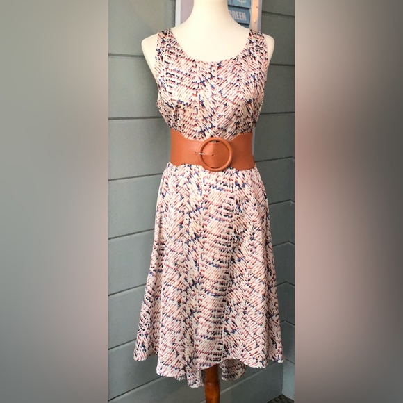 The limited sleeveless asymmetrical high low print midi dress 12 ⚡️SALE GUC - Picture 1 of 11